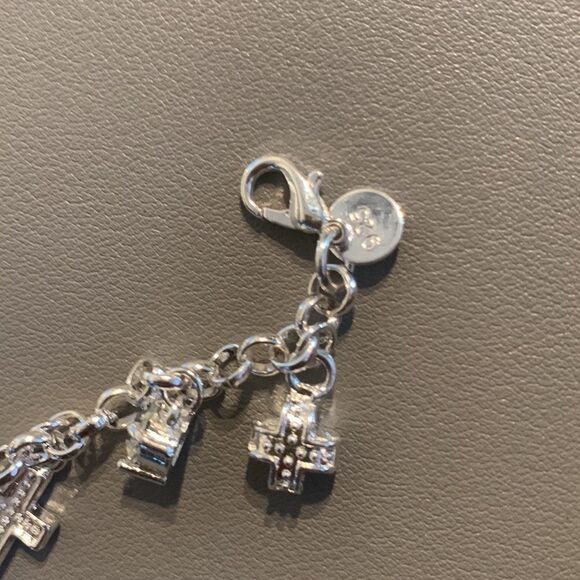 Silver Bling Charm Bracelet - Picture 3 of 4